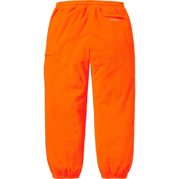 Supreme Polartec Pant - Orange (front)