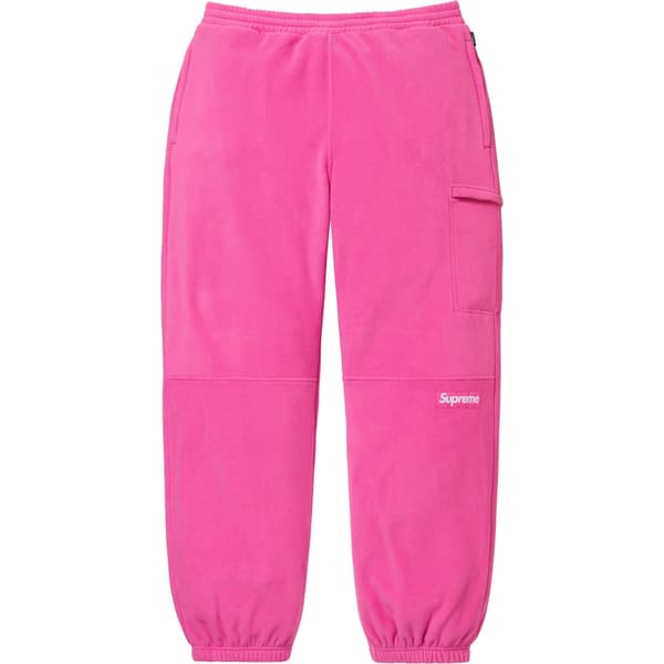 Supreme Polartec Pant - Pink (front)