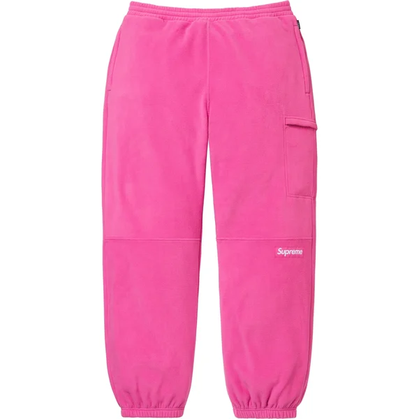Supreme Polartec Pant - Pink (front)