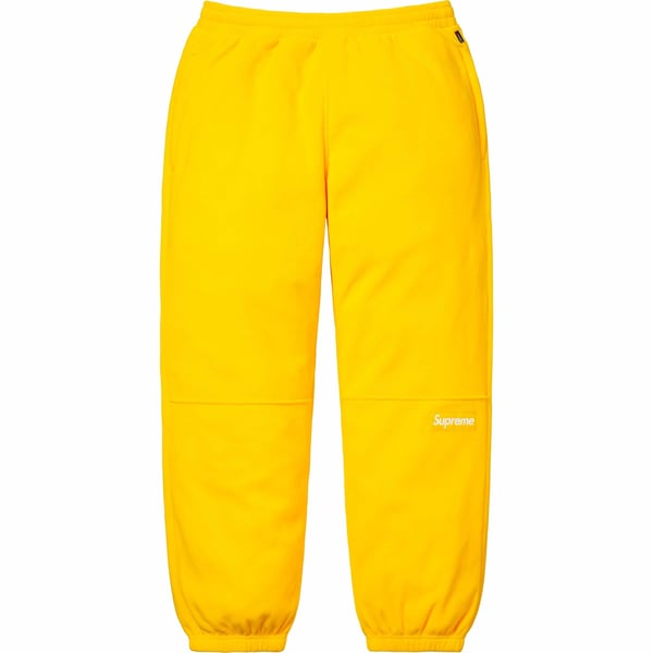 Supreme Polartec Pant - Yellow (front)