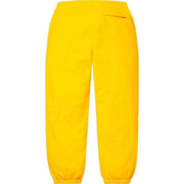 Supreme Polartec Pant - Yellow (front)