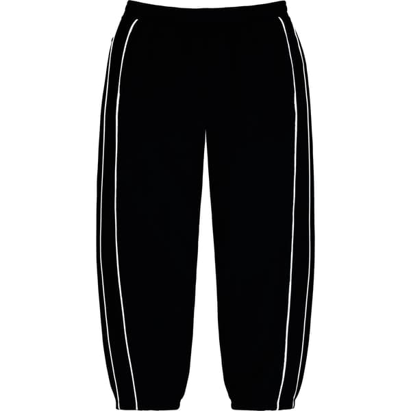 Supreme Polartec Reflective Piping Pant - Black (front)