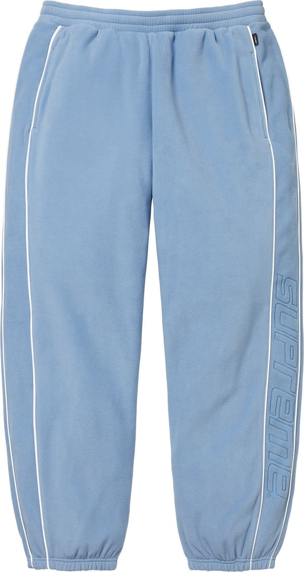 Supreme Polartec Reflective Piping Pant - Light Blue (front)