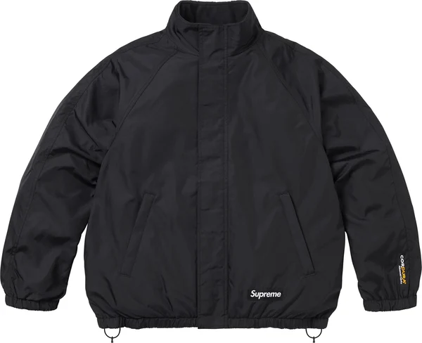 Supreme Polartec Reversible Track Jacket - Black (front)