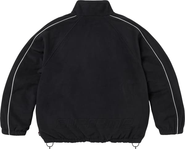 Supreme Polartec Reversible Track Jacket - Black (front)