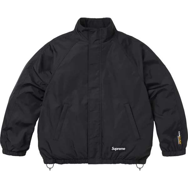 Supreme Polartec Reversible Track Jacket - Black (front)