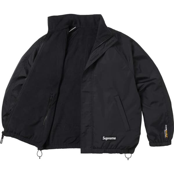 Supreme Polartec Reversible Track Jacket - Black (front)