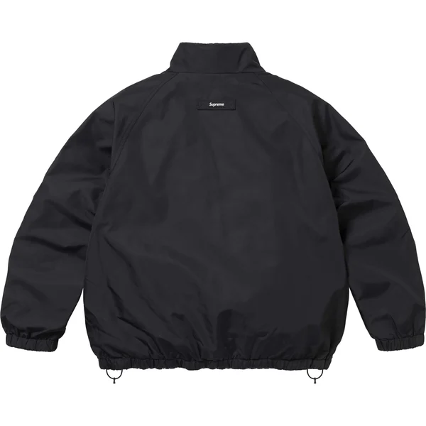 Supreme Polartec Reversible Track Jacket - Black (front)