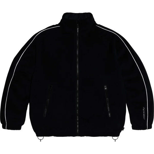 Supreme Polartec Reversible Track Jacket - Black (front)
