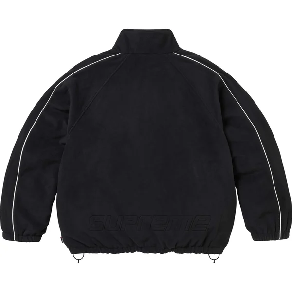 Supreme Polartec Reversible Track Jacket - Black (front)