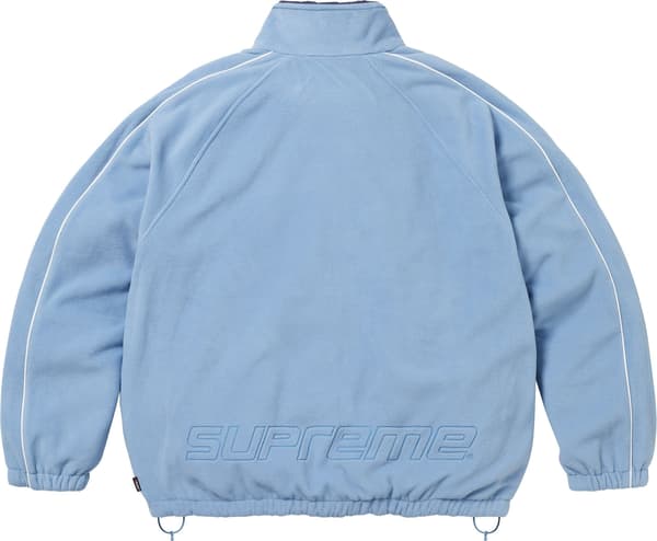 Supreme Polartec Reversible Track Jacket - Navy (front)