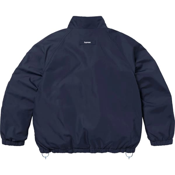 Supreme Polartec Reversible Track Jacket - Navy (front)