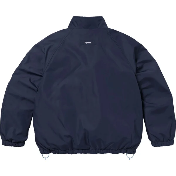 Supreme Polartec Reversible Track Jacket - Navy (front)