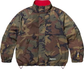 Supreme Polartec Reversible Track Jacket Woodland Camo