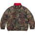 Supreme Polartec Reversible Track Jacket - Woodland Camo (front)