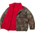 Supreme Polartec Reversible Track Jacket - Woodland Camo (front)
