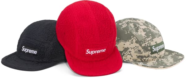 Supreme Polartec Shearling Reversible Camp Cap - Product Image