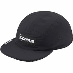 Supreme Polartec Shearling Reversible Camp Cap Black