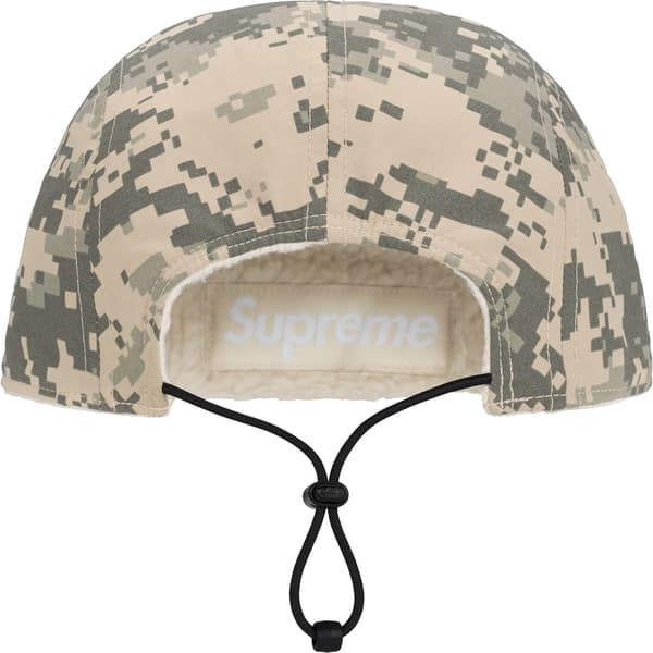 Supreme Polartec Shearling Reversible Camp Cap - Digi Camo (front)
