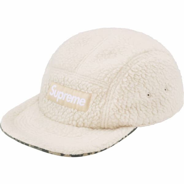 Supreme Polartec Shearling Reversible Camp Cap - Digi Camo (front)