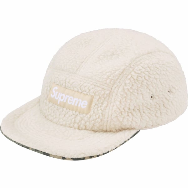 Supreme Polartec Shearling Reversible Camp Cap - Digi Camo (front)