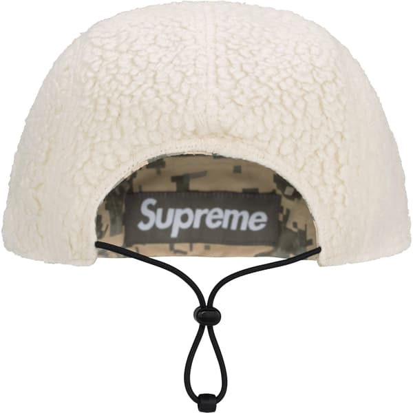 Supreme Polartec Shearling Reversible Camp Cap - Digi Camo (front)