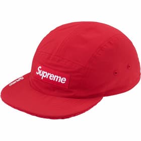 Supreme Polartec Shearling Reversible Camp Cap Red