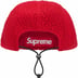 Supreme Polartec Shearling Reversible Camp Cap - Red (front)