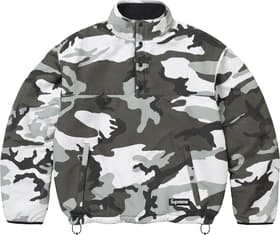 Supreme Polartec Shearling Reversible Pullover Black