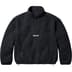 Supreme Polartec Shearling Reversible Pullover - Black (front)