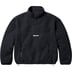 Supreme Polartec Shearling Reversible Pullover - Black (front)
