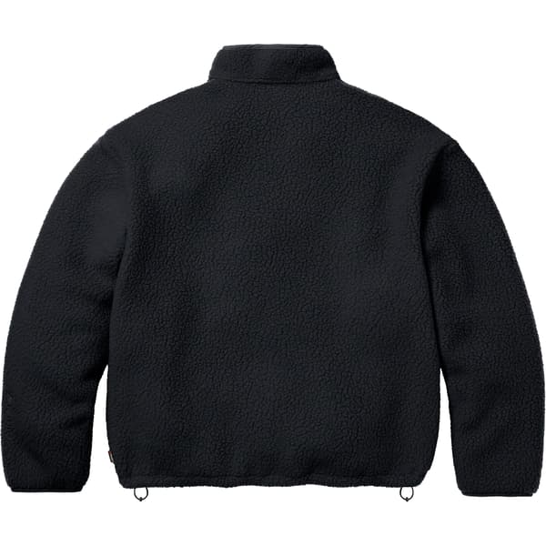 Supreme Polartec Shearling Reversible Pullover - Black (front)