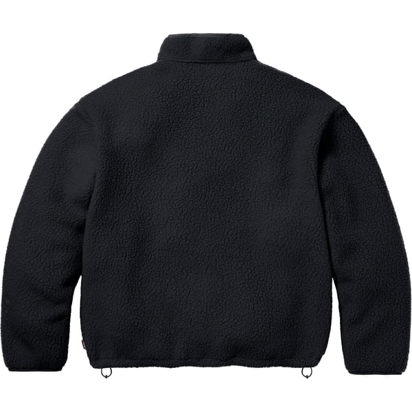 Supreme Polartec Shearling Reversible Pullover - Black (front)