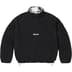 Supreme Polartec Shearling Reversible Pullover - Black (front)