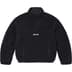 Supreme Polartec Shearling Reversible Pullover - Black (front)