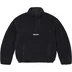 Supreme Polartec Shearling Reversible Pullover - Black (front)