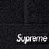 Supreme Polartec Shearling Reversible Pullover - Black (front)