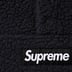 Supreme Polartec Shearling Reversible Pullover - Black (front)