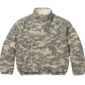 Supreme Polartec Shearling Reversible Pullover Natural