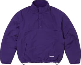 Supreme Polartec Shearling Reversible Pullover Purple