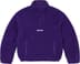Supreme Polartec Shearling Reversible Pullover - Purple (front)