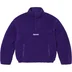 Supreme Polartec Shearling Reversible Pullover - Purple (front)