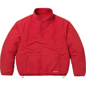 Supreme Polartec Shearling Reversible Pullover Red