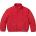 Supreme Polartec Shearling Reversible Pullover - Red (front)