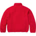Supreme Polartec Shearling Reversible Pullover - Red (front)