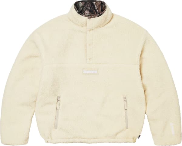 Supreme Polartec Shearling Reversible Pullover - TrueTimber® HTC Fall Camo (front)