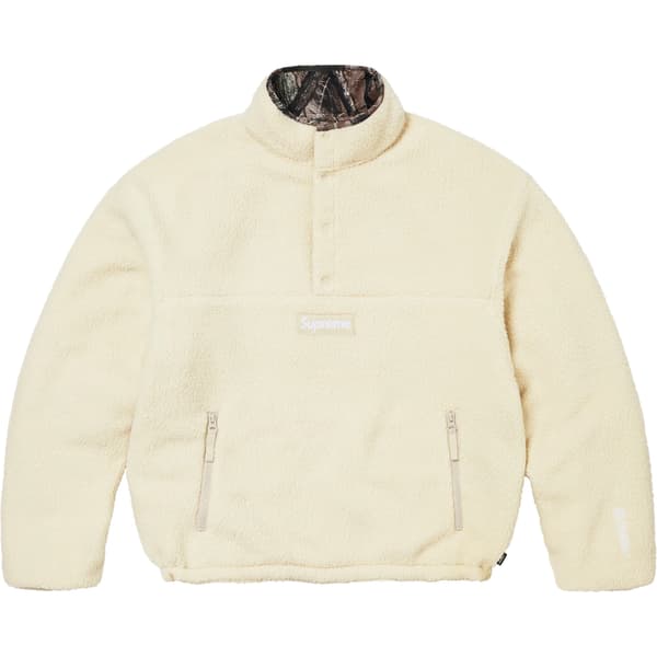 Supreme Polartec Shearling Reversible Pullover - TrueTimber® HTC Fall Camo (front)