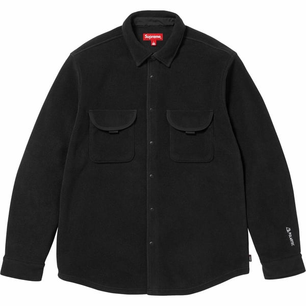 Supreme Polartec Shirt - Black (front)