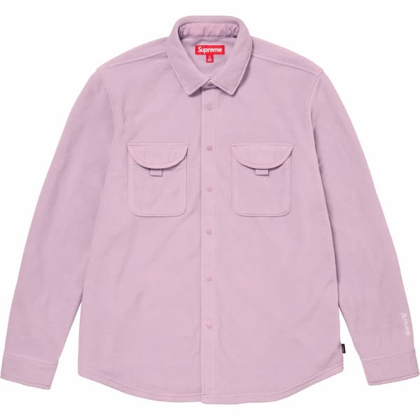 Supreme Polartec Shirt - Lilac (front)