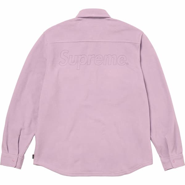 Supreme Polartec Shirt - Lilac (front)
